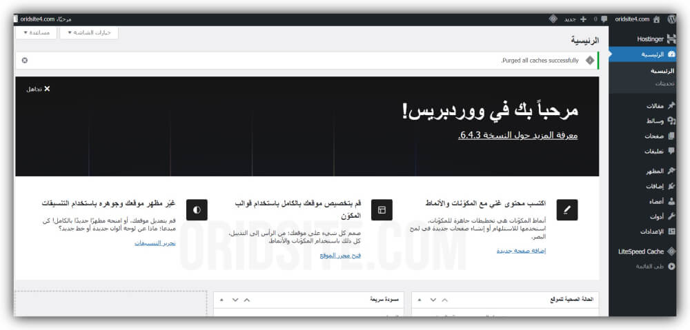 واجهة ووردبريس